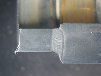 deep penetration welding (cross section)