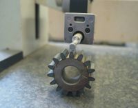 Laser hardened gear