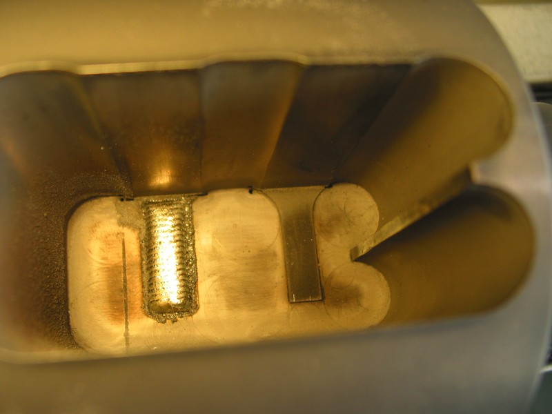 Reparatur einer schlecht zugänglichen Stelle