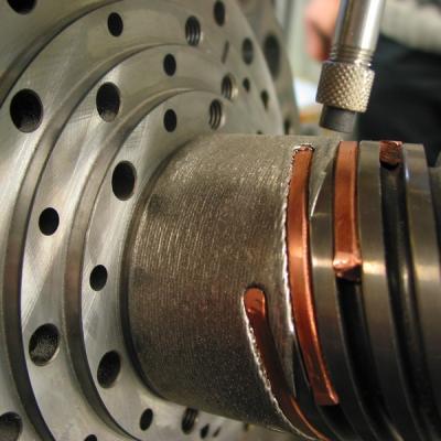 Reparatur einer Welle